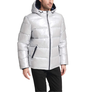 Custom Men Winter Puffer Jacket Warm <b>Bubble</b> <b>Coat</b> Windproof Padded Quilted Jacket Thick Outdoor Men's Fashion Casual Outerwear - Product Image 2