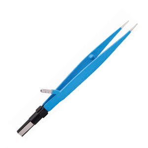 Azicon's European Straight Irrigation Bipolar Forceps - Autoclavable Coagulation Bipolar Irrigation Forceps & Standard Flat Plug - Product Image 4