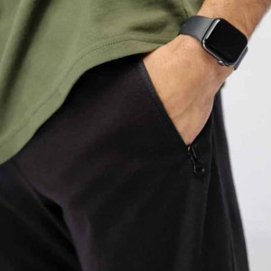 Polo pour homme personnalisé, vert olive, manches courtes, 100% coton, coupe classique, décontracté, boutonné, couleur unie, tricoté, respirant - Product Image 5