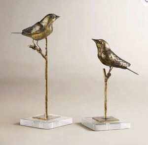 Handmade Brass Birds Sculpture Modern Animal Figurine Floor Decor for Living Room Hotel Bar - Product Image 2