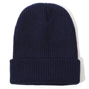 Custom Brand Adult Unisex Acrylic/<b>Wool</b> <b>Beanie</b> Winter Warm Flat Knitted Solid Pattern Outdoor Daily Use - Product Image 5