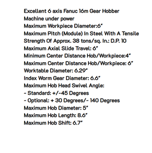 เครื่องกัดเฟืองซีเอ็นซี 6 แกน Pfauter PE150 สำหรับการตัดเฟืองที่มีความแม่นยำและการผลิตในอุตสาหกรรม - Product Image 6
