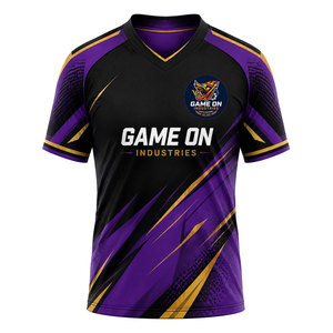 Camiseta de Fútbol Personalizada, Uniforme de Equipo de Fútbol, Impresión por Sublimación, Camiseta Deportiva Transpirable de Secado Rápido - Product Image 3