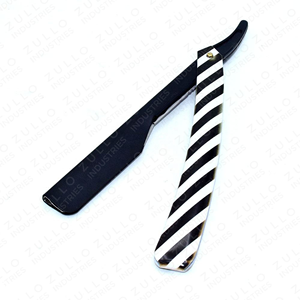 High Quality Stainless Steel Straight Razor Professional <b>Barber</b> Folding Shaving Tool Private Label - Product Image 6