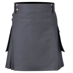 กิ๊ลท์สั่งตัดแบบดีลักซ์สำหรับผู้ชาย ลายสก๊อตแบบดั้งเดิม สีเหลืองหญ้าฝรั่ง กิ๊ลท์อเนกประสงค์ แบรนด์สก็อตแลนด์ ใหม่เอี่ยม พร้อมเครื่องดนตรี - Product Image 1