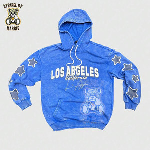Conjunto de Sudadera con Capucha Holgada y Pantalones Jogger de Chándal para Hombre, de Alta Calidad, con Lavado Ácido, Estampado Personalizado y Ajuste Holgado - Product Image 3