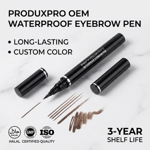 Lápiz de Cejas Resistente al Agua ProduxPro OEM, Color Personalizado de Larga Duración con Certificación Halal GMP/ISO y 3 Años de Vida Útil - Product Image 2