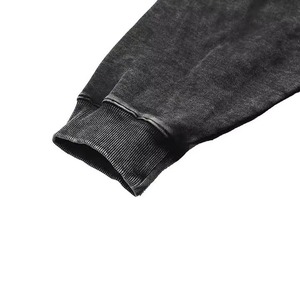 Wholesale Custom Heavyweight Acid Wash Winter Fleece Hoodie Men 100% Cotton Streetwear Oversized Vintage OEM ODM Manufacture - Product Image 6
