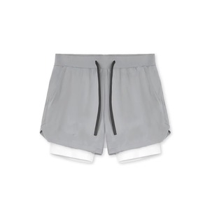 Pantalones Cortos Deportivos 2 en 1 para Hombre, al por Mayor, Personalizados, de Alta Calidad, Transpirables, que Absorben el Sudor, para Gimnasio y Entrenamiento - Product Image 4