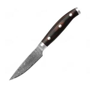 Couteau de chef professionnel fait main, lame en acier Damas, manche en bois personnalisé, artisanat en acier, International - Product Image 2
