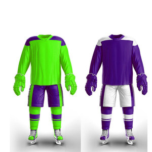 Uniforme de hockey sur glace pour hommes en tissu doux de qualité supérieure, prix avantageux, vente chaude, logo/couleur personnalisés, uniforme de hockey sur glace avec un nouveau design - Product Image 1