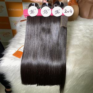 Extensiones de cabello real liso de hueso sedoso de donantes vietnamitas de alta calidad sin procesar para mujeres - Product Image 1