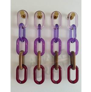 Resin <b>Large</b> Acrylic Links Chain wood chain ,marble Thick Resin Purse Handle Handbag Hanger Tote <b>Bag</b> Accessories wall art - Product Image 4