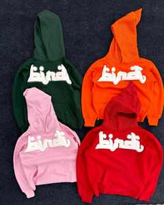 Sudadera con capucha personalizada de invierno ODM con logo estampado, de algodón extragrande, doble cremallera, peso pesado 360g, forro polar transpirable, para hombre - Product Image 6