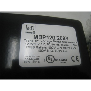 2 EFI electronics MBP120/208Y, Linemaster MBP - อุปกรณ์และอะไหล่เซมิคอนดักเตอร์ระดับโลกที่เชื่อถือได้จาก Trusted Global Legacy - Product Image 4