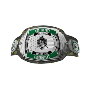 Ceinture de champion de Fantasy Football avec texte personnalisé et design camouflage – Ceinture haut de gamme pour les gagnants de FFL, les tournois et les événements - Product Image 1