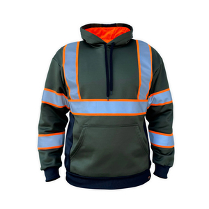 Ropa de Seguridad Laboral, Sudaderas Impermeables de Alta Visibilidad, Sudadera con Capucha para Invierno, Ropa de Trabajo Reflectante para Construcción, Talla y Color Personalizados - Product Image 1