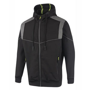 Veste softshell personnalisée pour homme, à capuche, avec logo sur le devant, respirante, coupe-vent, veste de sport d'automne, fabriquée par Antique Fashion - Product Image 1