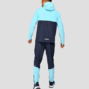 High Quality Custom Reflective Logo Winter Streetwear Hooded Windbreaker Tracksuit for Unisex Sportswear Training Jogging - Product Image 2