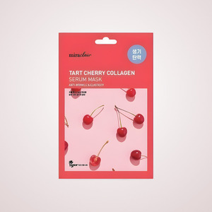 Masque de soin du visage Miracleare Tart Cherry Collagen Serum Mask 23ml - Product Image 1