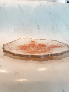Handmade Luxury Resin Coasters Customizable Coloure <b>Square</b> Pads for <b>Table</b> Set of <b>Kitchen</b> Best Price - Product Image 3