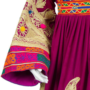 Hermoso Vestido Afgano Kutchi, Disponible en Todas las Tallas, Colores y Diseños, 100% Alta Calidad, Hecho en Pakistán, Precio al por Mayor - Product Image 5