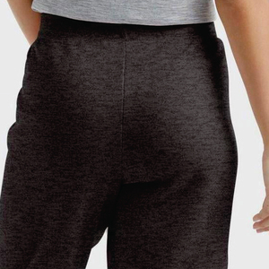 Women Black Knitted Harem <b>Pants</b> Mid Waist Elastic Loose Fit Ankle-Length Solid Casual Autumn Sweatpants - Product Image 5