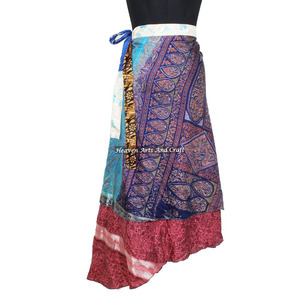 Trendy <b>Beach</b> Wear Sari Silk Long <b>Wrap</b> Skirts for Girls Newest Summer Printing Girls Silk Skirt Indian Silk <b>Wrap</b> Vintage Women - Product Image 3