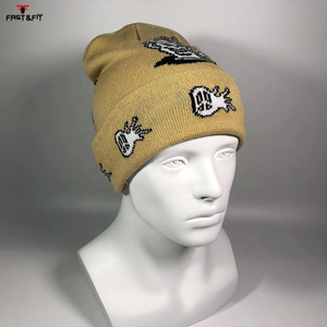 New Design Autumn Winter High Quality 100% Cotton Unisex Beanie Cap Breathable Waterproof <b>Light</b> Weight Custom Logo 3D Embroidery - Product Image 5