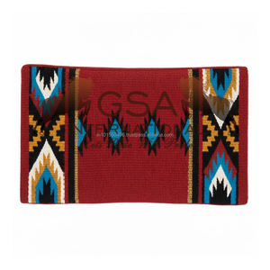 ผ้าห่มอานม้าแบบตะวันตกทอมือ ขนาด 34x36 นิ้ว ปรับแต่งได้ ทำจากขนสัตว์นิวซีแลนด์แท้ 100% สำหรับการฝึกขี่ม้าและการแข่งขัน - Product Image 4