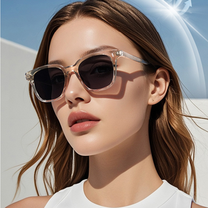LMAMBA 2554 Fashion Trend Retro Polarized Shade Designer Custom Logo Classic Unisex TR90 Round Frame Women <b>Sunglasses</b> 2025 - Product Image 2