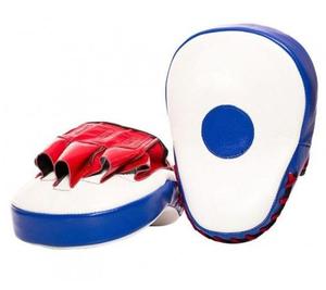 Durable Professional Leather Boxing Curved <b>Focus</b> <b>Pad</b> Adjustable Hand Target Mitts Martial Arts Kickboxing MMA Training Workouts - Product Image 5