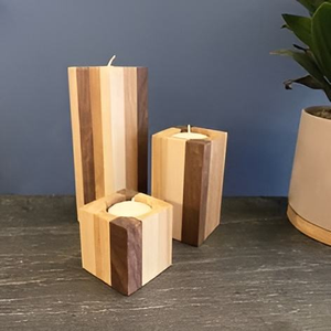 New Arrival <b>Candle</b> Holder Wax Pot Votive Wooden <b>Candle</b> Jar Customized Size Round <b>Shape</b> Deep Container Scented <b>Candles</b> - Product Image 3
