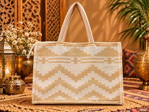Handmade Cotton Durrie Book <b>Tote</b> <b>Bag</b> Ethnic Woven Solid Color <b>Large</b> Capacity <b>Zipper</b> Closure Casual Shopper Handbag for Women - Product Image 6