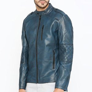 Heavyweight Comfortable Factory Outlet <b>Men's</b> Biker Leather <b>Jacket</b> Eco Friendly Fast Delivery Street Wear <b>Men's</b> Leather <b>Jacket</b> - Product Image 3