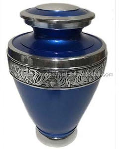 Elegant Modern Metal Cremation Urn <b>Tabletop</b> Vase Eco-Friendly Handmade High Quality Ashes <b>Storage</b> - Product Image 4