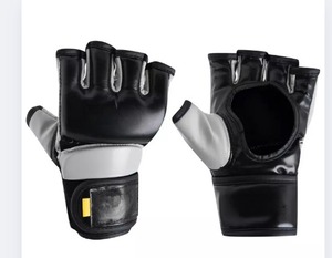Leather Training Boxing <b>Gloves</b> with Extra <b>Knuckle</b> Protection Non-Slip & Moisture Wicking for MMA Sparring - Product Image 3