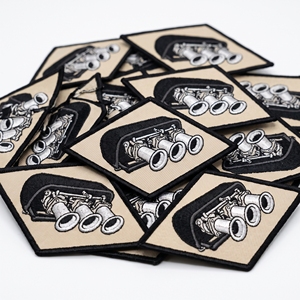 Appliques et Badges Diamond Triple Throttle Body Patch Supplier Individual Runner Velocity Stack Merrow - Product Image 1