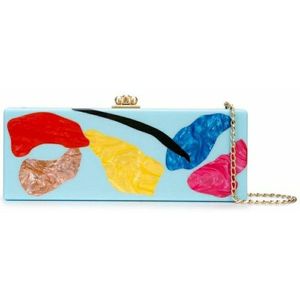 Pochette de luxe moderne pour femme, artisanale, en résine et cristal, accessoire de mode - Product Image 2