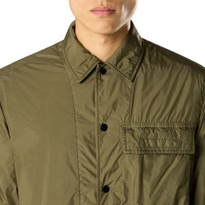 Veste technique rembourrée personnalisée pour homme, en nylon froissé léger, vêtement d'extérieur urbain haut de gamme, coupe-vent OEM à marque privée - Product Image 6