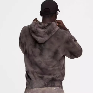 Quick Dry Breathable Acid Wash <b>Hoodies</b> Custom Printing 100% Cotton Logo High Quality Men's Winter Eco-Friendly <b>Lightweight</b> - Product Image 4