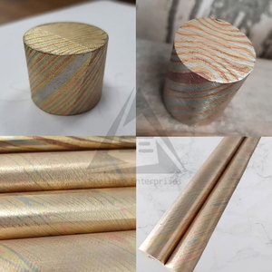 Jewelry Making New Style Mokume Round <b>Bars</b> Customized Color & Size Hot Sale Mokume Round <b>Bars</b> - Product Image 3