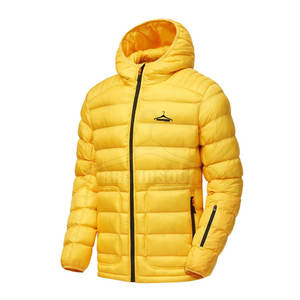 Chaqueta acolchada de invierno para hombre con capucha Nuevo diseño Venta caliente Material de lona de moda al por mayor - Product Image 1