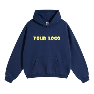 Sweat-shirt à capuche unisexe surdimensionné 100% coton, impression de logo personnalisé, broderie, sweat-shirt de luxe, vêtements de marque streetwear - Product Image 2
