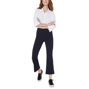 Pantalones de Campana para Mujer de Tela Suave de Alta Calidad, Talla XL, Casuales, de Invierno, con Forro Polar, Servicio OEM con Logotipo, Corte Holgado, Pierna Ancha, Estilo Hip Hop - Product Image 1