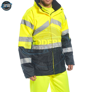 High Quality Men's Reflective Safety <b>Work</b> <b>Jacket</b> <b>Construction</b> Workwear Supports Custom Logo Oem Safety <b>Jacket</b> - Product Image 2