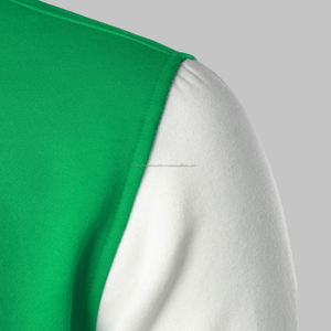 Chaqueta universitaria de lana de algodón de alta calidad para hombre personalizada, prendas recubiertas transpirables con cuello levantado bordado - Product Image 4