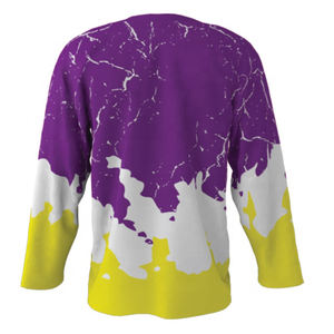 Dernier design Maillot de hockey sur glace pour équipe sportive transfrontalière Vente en gros Polyester Séchage rapide Respirant Adulte Unisexe Anti-bactérien - Product Image 2