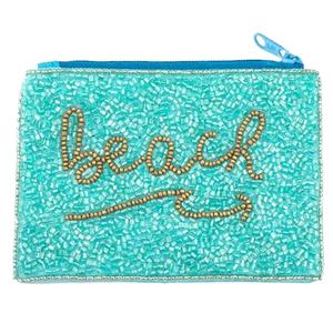 New Handmade Seed Bead Coin <b>Pouch</b> Options Available Seed Beads Embroidery Coin <b>Pouch</b> - Product Image 1