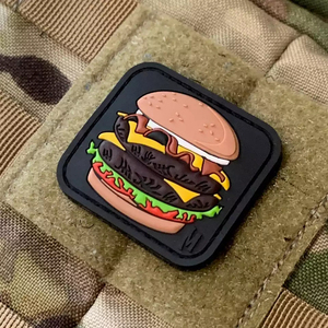 Custom Soft PVC Rubber <b>Patch</b> Hook And Loop <b>Morale</b> <b>Patch</b> Factory Direct Wholesale Price - Product Image 4